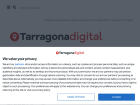 'tarragonadigital.com' screenshot