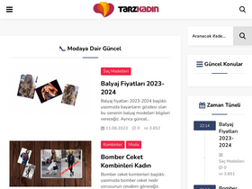 'tarzkadin.com' screenshot