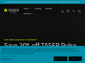 'taser.com' screenshot