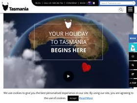 'tasmania.com' screenshot