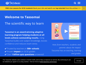 'tassomai.com' screenshot