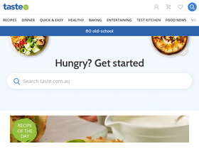 'taste.com.au' screenshot