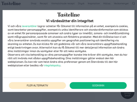 'tasteline.com' screenshot