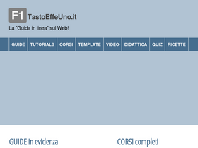 'tastoeffeuno.it' screenshot