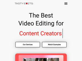 'tastyedits.com' screenshot