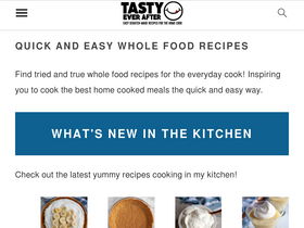 'tastyeverafter.com' screenshot