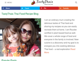 'tastythais.com' screenshot