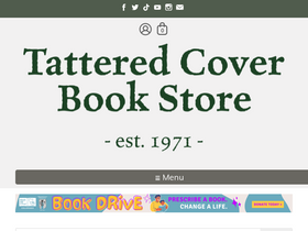 'tatteredcover.com' screenshot