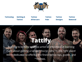 'tattify.com' screenshot