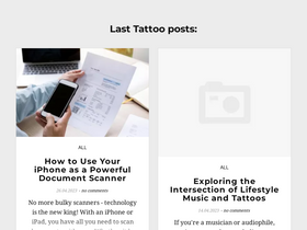 'tattoo-journal.com' screenshot