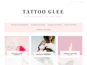 'tattooglee.com' screenshot