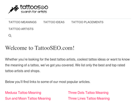 'tattooseo.com' screenshot