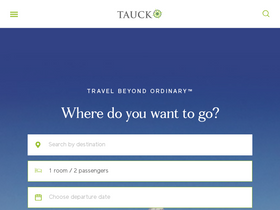 'tauck.com' screenshot