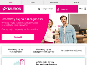 'tauron.pl' screenshot