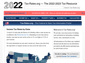 'tax-rates.org' screenshot