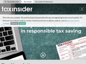 'taxinsider.co.uk' screenshot