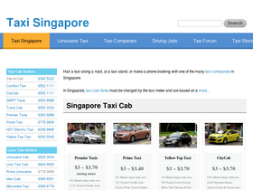 'taxisingapore.com' screenshot