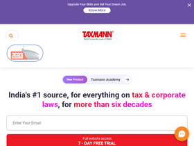 'taxmann.com' screenshot