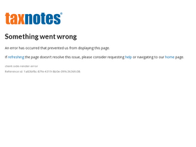 'taxnotes.com' screenshot