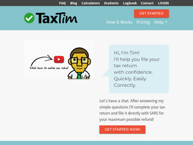 'taxtim.com' screenshot