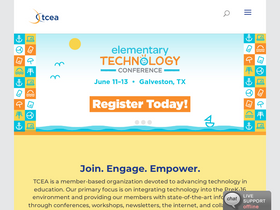 'tcea.org' screenshot