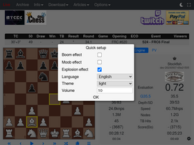 'tcec-chess.com' screenshot