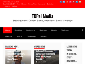 'tdpelmedia.com' screenshot