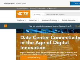 'te.com' screenshot