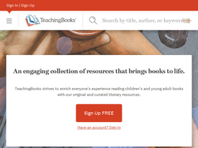 'teachingbooks.net' screenshot