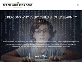 'teachyourkidscode.com' screenshot
