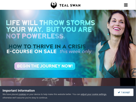 'tealswan.com' screenshot