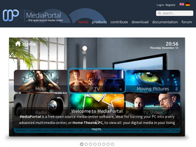 'team-mediaportal.com' screenshot