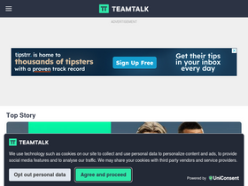 'teamtalk.com' screenshot