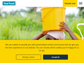'tearfund.org' screenshot