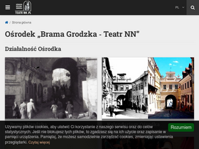 'teatrnn.pl' screenshot