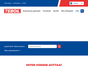 'teboil.fi' screenshot
