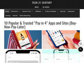 'tech21century.com' screenshot