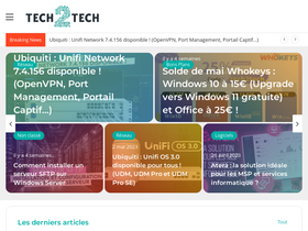 'tech2tech.fr' screenshot