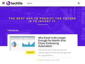 'techlila.com' screenshot