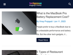 'techprevue.com' screenshot