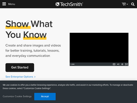 'techsmith.com' screenshot