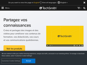 'techsmith.fr' screenshot