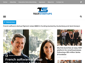 'techstartups.com' screenshot