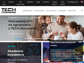 'techsterowniki.pl' screenshot