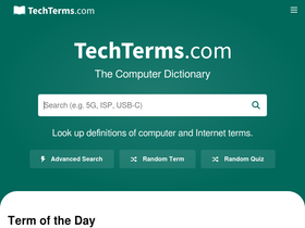 'techterms.com' screenshot