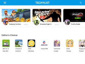 'techylist.com' screenshot