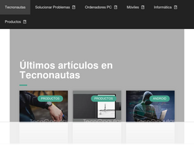 'tecnonautas.net' screenshot