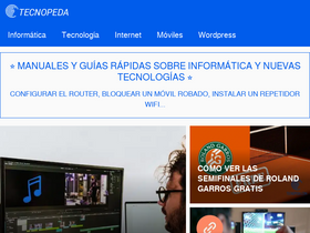 'tecnopeda.com' screenshot