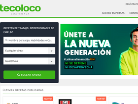 'tecoloco.com.gt' screenshot