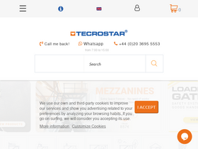 'tecrostar.com' screenshot